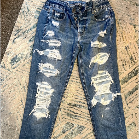 American Eagle Tom Girl jeans Sz00 - Picture 1 of 4